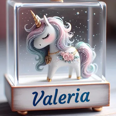 Imagen romántica para Valeria - Diseño 3