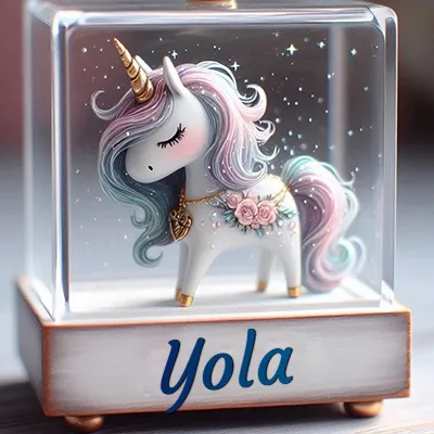 Imagen romántica para Yola - Diseño 3