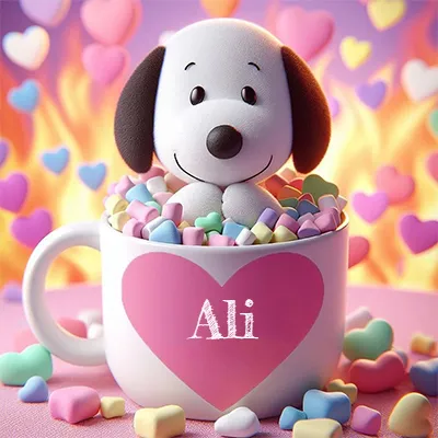 Imagen romántica para Ali - Diseño 4