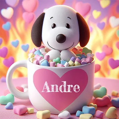 Imagen romántica para Andre - Diseño 4