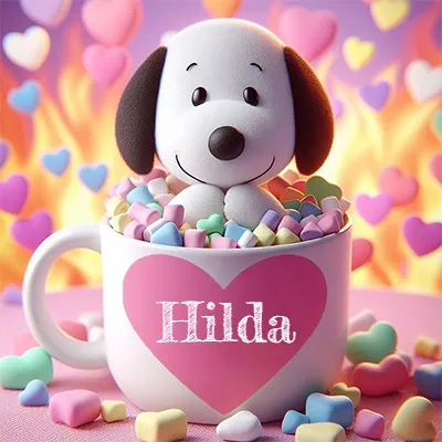 Imagen romántica para Hilda - Diseño 4