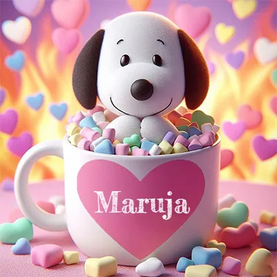 Imagen romántica para Maruja - Diseño 4
