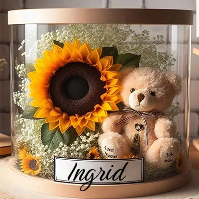 Imagen romántica para Ingrid - Diseño 6