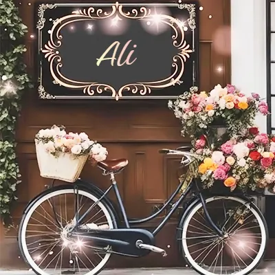 Imagen romántica para Ali - Diseño 7