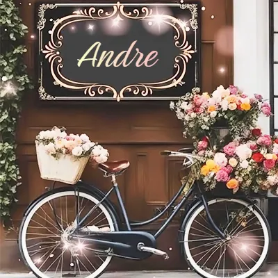 Imagen romántica para Andre - Diseño 7