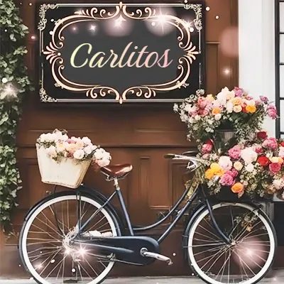 Imagen romántica para Carlitos - Diseño 7