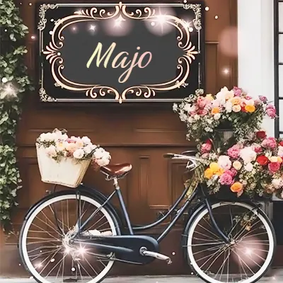 Imagen romántica para Majo - Diseño 7