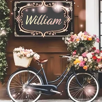Imagen romántica para William - Diseño 7