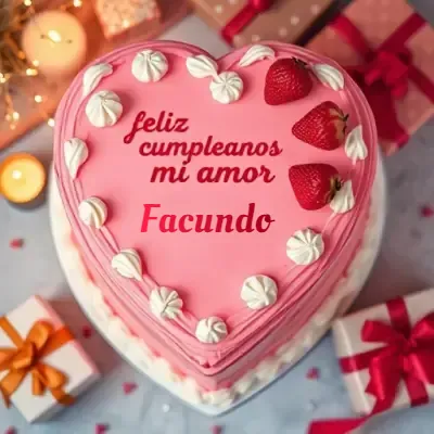 Pastel de cumpleaños para Facundo - Diseño 6