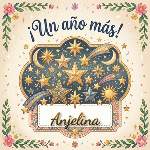 Diseño mágico del espacio. Fondo azul oscuro lleno de estrellas doradas y lunas brillantes. Texto superior 