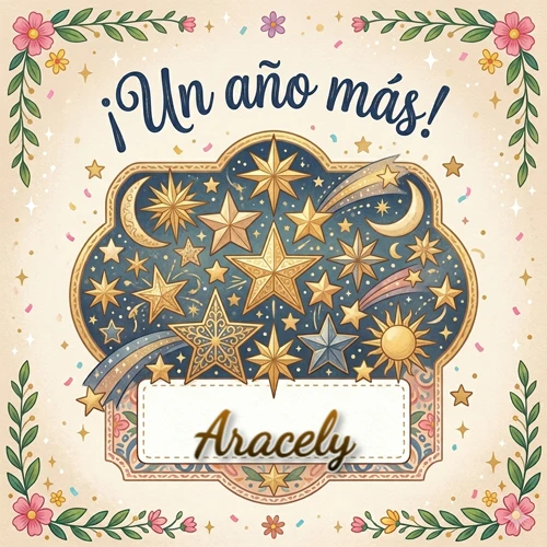 Diseño mágico del espacio. Fondo azul oscuro lleno de estrellas doradas y lunas brillantes. Texto superior 