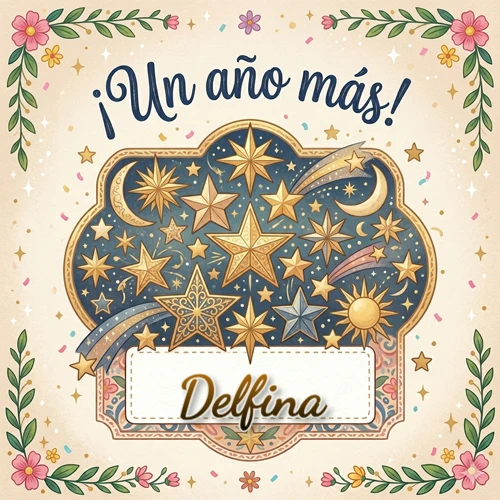 Diseño mágico del espacio. Fondo azul oscuro lleno de estrellas doradas y lunas brillantes. Texto superior 