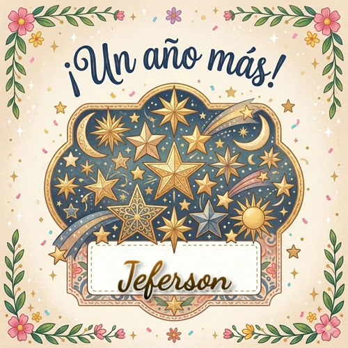 Diseño mágico del espacio. Fondo azul oscuro lleno de estrellas doradas y lunas brillantes. Texto superior 