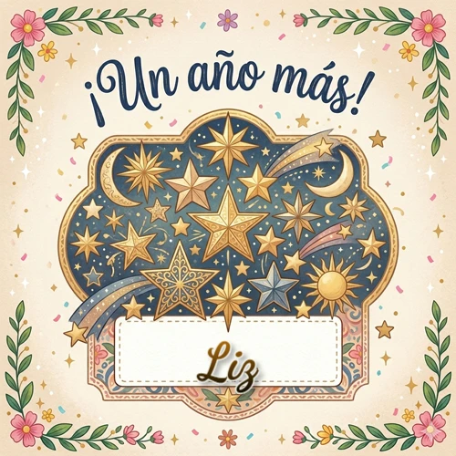 Diseño mágico del espacio. Fondo azul oscuro lleno de estrellas doradas y lunas brillantes. Texto superior Diseño mágico del espacio. Fondo azul oscuro lleno de estrellas doradas y lunas brillantes. Texto superior