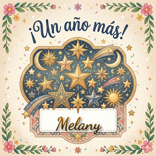 Diseño mágico del espacio. Fondo azul oscuro lleno de estrellas doradas y lunas brillantes. Texto superior 