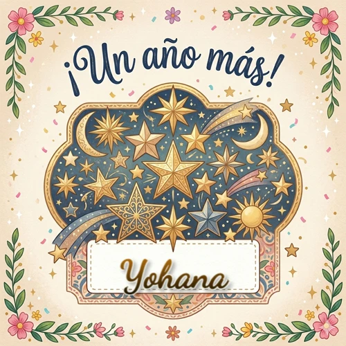 Diseño mágico del espacio. Fondo azul oscuro lleno de estrellas doradas y lunas brillantes. Texto superior 