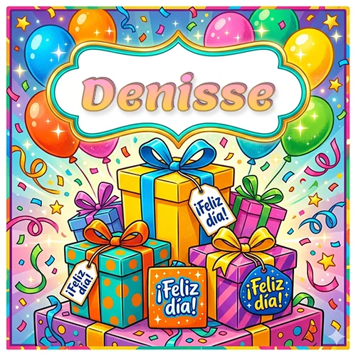 Ilustración colorida y vibrante. Cajas de regalo con papel brillante y cintas, etiquetas que dicen 