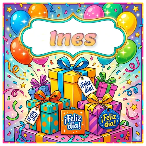 Ilustración colorida y vibrante. Cajas de regalo con papel brillante y cintas, etiquetas que dicen 