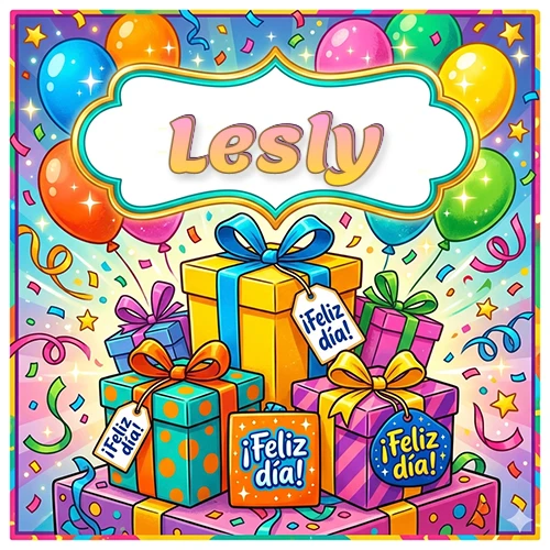 Ilustración colorida y vibrante. Cajas de regalo con papel brillante y cintas, etiquetas que dicen 