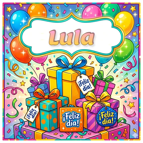 Ilustración colorida y vibrante. Cajas de regalo con papel brillante y cintas, etiquetas que dicen Ilustración colorida y vibrante. Cajas de regalo con papel brillante y cintas, etiquetas que dicen