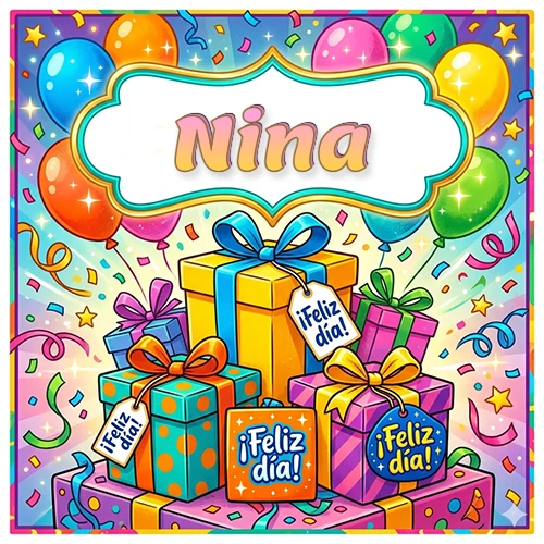 Ilustración colorida y vibrante. Cajas de regalo con papel brillante y cintas, etiquetas que dicen Ilustración colorida y vibrante. Cajas de regalo con papel brillante y cintas, etiquetas que dicen