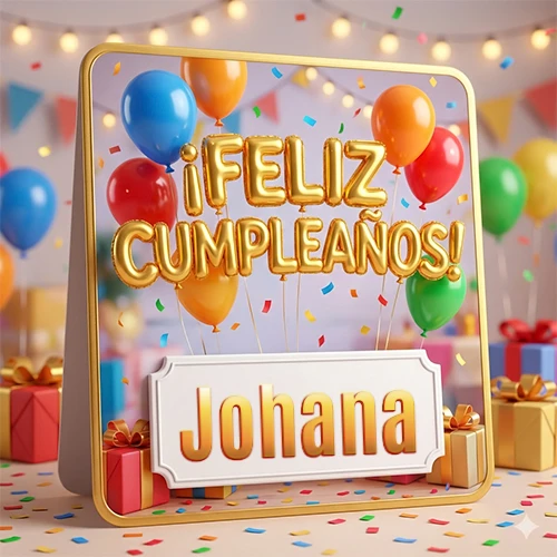 Diseño 3D profesional y premium. Globos dorados gigantes formando la palabra 