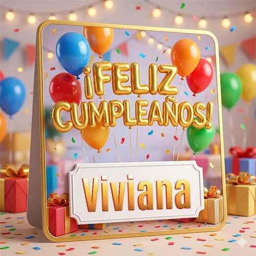 Diseño 3D profesional y premium. Globos dorados gigantes formando la palabra 