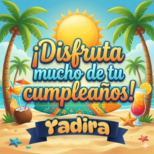 Diseño de playa veraniego. Palmeras, arena dorada y olas del mar claro. Texto Diseño de playa veraniego. Palmeras, arena dorada y olas del mar claro. Texto