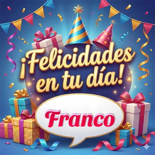 Diseño moderno y elegante. Fondo azul rey con cajas de regalo, sombreros de fiesta y cintas. Texto central Diseño moderno y elegante. Fondo azul rey con cajas de regalo, sombreros de fiesta y cintas. Texto central