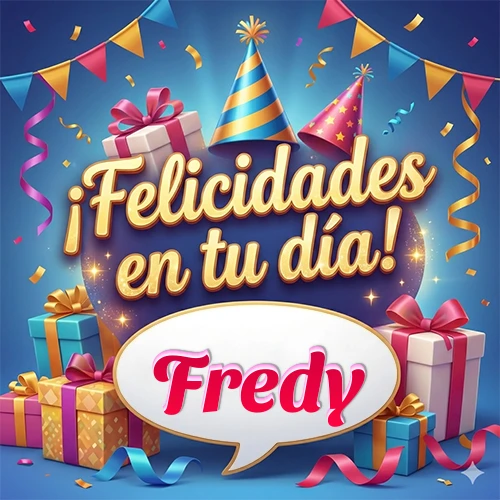 Diseño moderno y elegante. Fondo azul rey con cajas de regalo, sombreros de fiesta y cintas. Texto central Diseño moderno y elegante. Fondo azul rey con cajas de regalo, sombreros de fiesta y cintas. Texto central