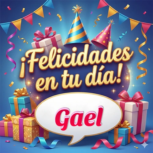 Diseño moderno y elegante. Fondo azul rey con cajas de regalo, sombreros de fiesta y cintas. Texto central Diseño moderno y elegante. Fondo azul rey con cajas de regalo, sombreros de fiesta y cintas. Texto central