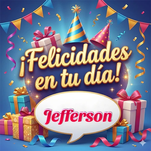 Diseño moderno y elegante. Fondo azul rey con cajas de regalo, sombreros de fiesta y cintas. Texto central Diseño moderno y elegante. Fondo azul rey con cajas de regalo, sombreros de fiesta y cintas. Texto central