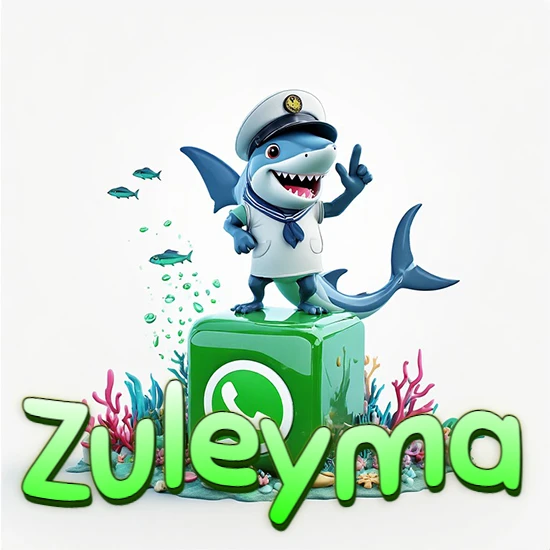 Fondo marino con un tiburón capitán sobre un cubo verde de WhatsApp. Arrecifes de coral, peces y burbujas. Nombre en verde claro en la parte delantera del cubo. Diseño con el nombre Zuleyma. Fondo marino con un tiburón capitán sobre un cubo verde de WhatsApp. Arrecifes de coral, peces y burbujas. Nombre en verde claro en la parte delantera del cubo. Diseño con el nombre Zuleyma.