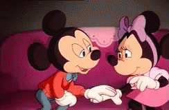 Amor entre Mickey y Minnie Mouse imagenes gif de dibujos animados - Amor entre Mickey y Minnie Mouse imágenes gif de dibujos animados