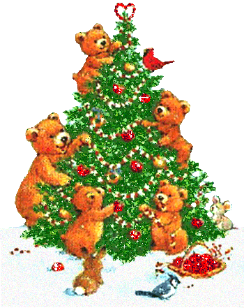 Arbol Navidad Ositos Animados Gif Imagenes - Arbol Navidad Ositos Animados Gif Imágenes