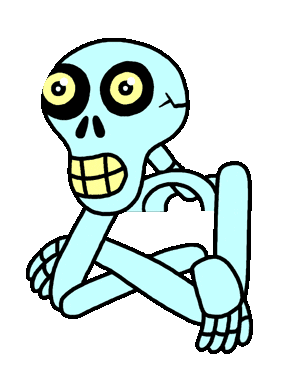 Esqueleto de halloween dibujos stickers animados - Esqueleto de halloween &#8211; dibujos stickers animados