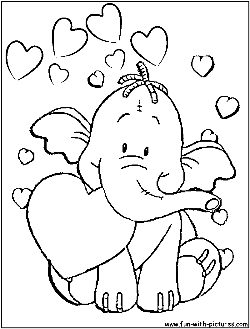 El buen elefante dibujos para colorear - El buen elefante dibujos para colorear