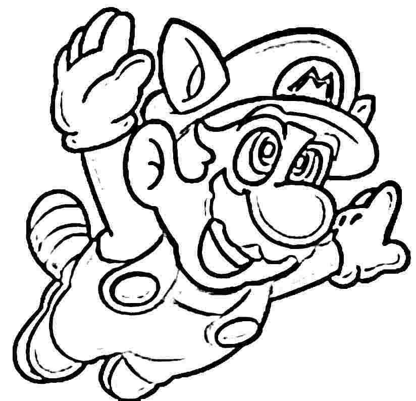 Mario volando dibujos para colorear - Mario volando dibujos para colorear