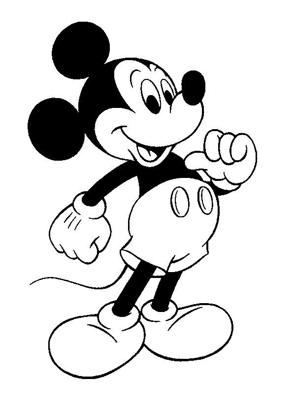 Mickey Mouse dibujos para colorear - Mickey Mouse dibujos para colorear