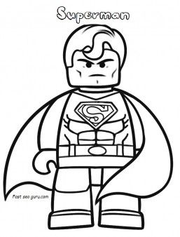 Superman dibujos para colorear - Superman dibujos para colorear
