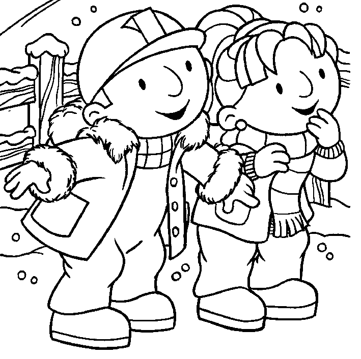 un nino y una nina dibujos para colorear - un niño y una niña dibujos para colorear