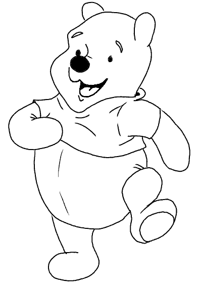 winnie el oso dibujos para colorear - winnie el oso dibujos para colorear