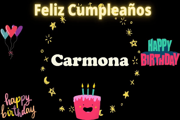 Animados Gifs imagenes Feliz Cumpleanos Carmona - Animados Gifs imágenes Feliz Cumpleaños Carmona