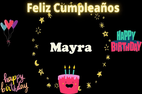 Animados Gifs imágenes Feliz Cumpleaños Mayra – imagenes bonitas