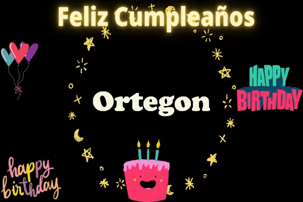 Animados Gifs imagenes Feliz Cumpleanos Ortegon - Animados Gifs imágenes Feliz Cumpleaños Ortegon