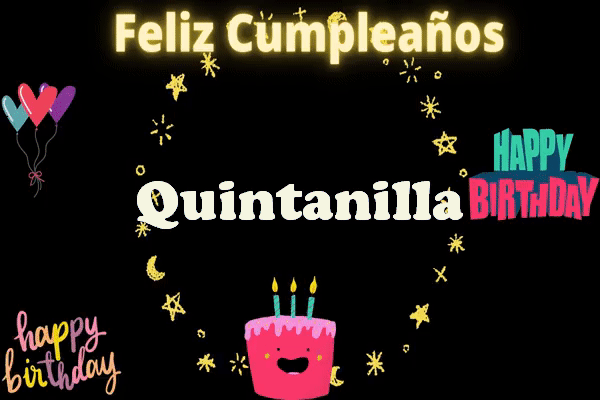 Animados Gifs imagenes Feliz Cumpleanos Quintanilla - Animados Gifs imágenes Feliz Cumpleaños Quintanilla