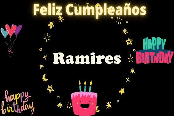 Animados Gifs imagenes Feliz Cumpleanos Ramires - Animados Gifs imágenes Feliz Cumpleaños Ramires