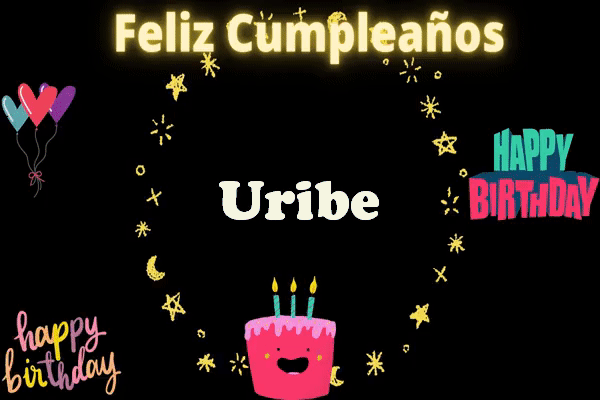 Animados Gifs imagenes Feliz Cumpleanos Uribe - Animados Gifs imágenes Feliz Cumpleaños Uribe