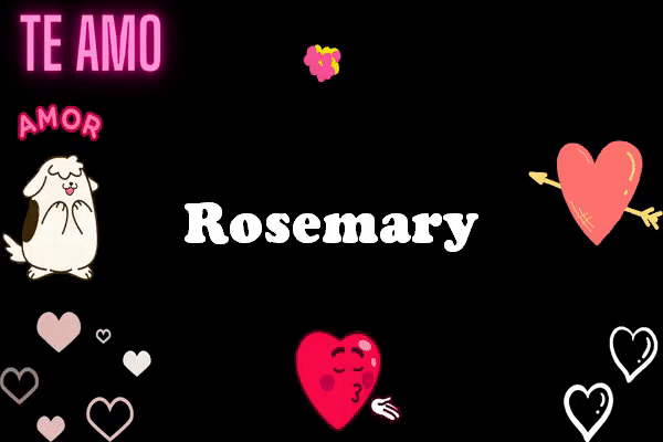 TE Amo Rosemary Animados Gif imagenes - TE Amo Rosemary Animados Gif imágenes