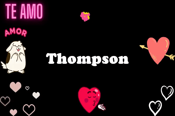 TE Amo Thompson Animados Gif imagenes - TE Amo Thompson Animados Gif imágenes